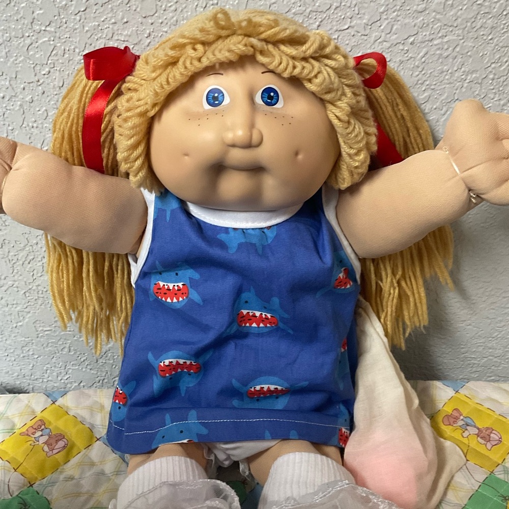 VTG Cabbage Patch Kid Girl 1st Edition Double Hong Kong Freckles HM#2 1983